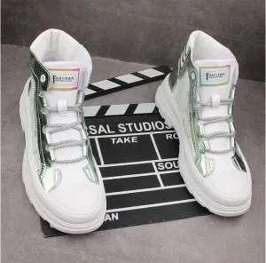 Men sneakers high tops height Increasing shoes