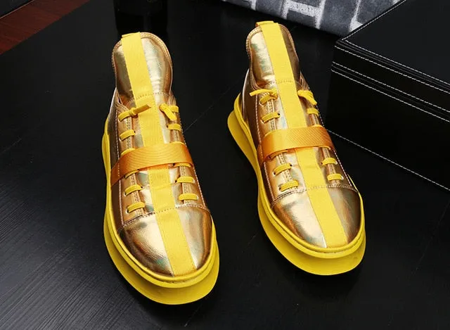 Men sneakers platform height Increasing shoes