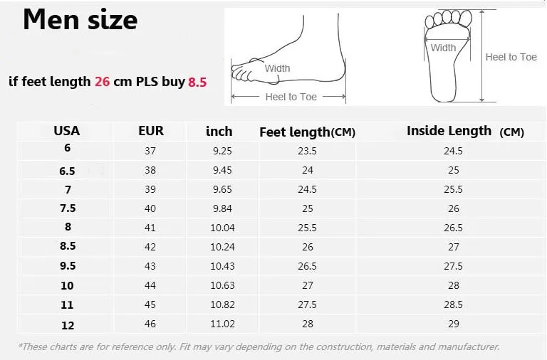 Men sneakers platform height Increasing shoes