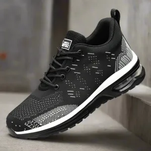 Men’s Air-Cushion Performance Sneakers – Lightweight Breathable Trainers with Shock Absorbing Sole and Athletic Comfort