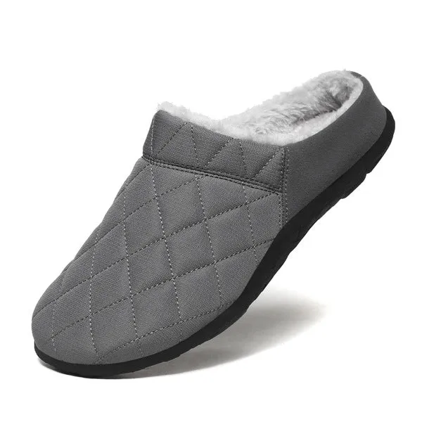 Men's Autumn/Winter Plus Size Cotton Shoes Warm Slippers