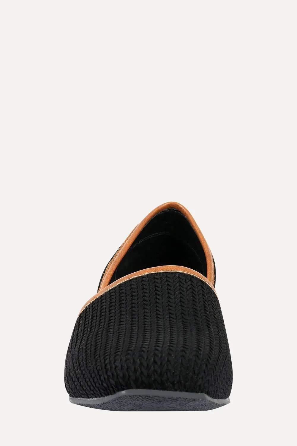 Men's Black Canvas Twill Juttis