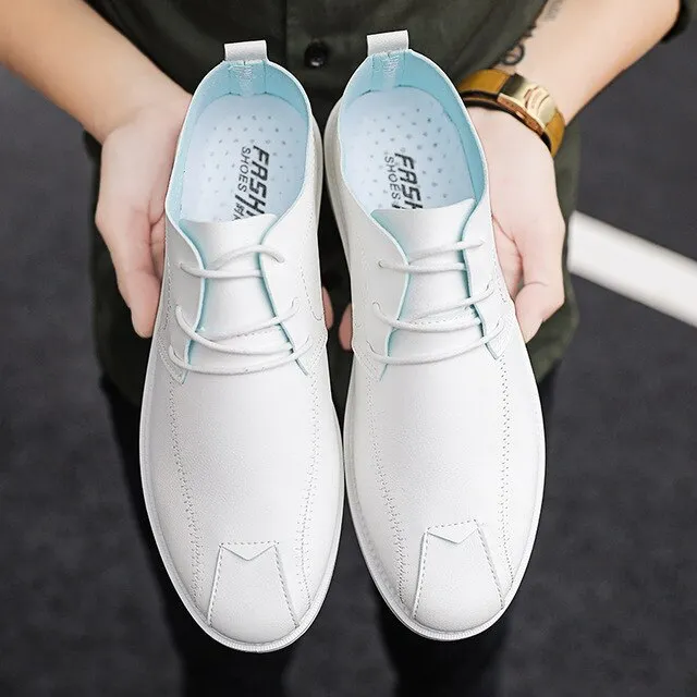 Men's Fashion Trend Lace-up Shoes Outdoor Leisure Driving Shoes