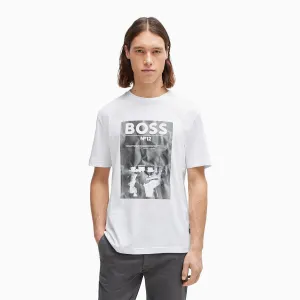 Men's Regular Fit T-Shirt in Cotton With Seasonal Artwork