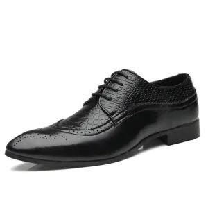 Men's Retro Carved British Style Dress Shoes
