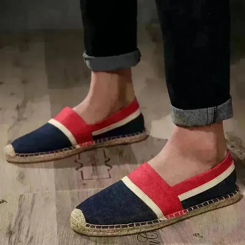 Men's Shoes Casual Shoes Straw Shoes Canvas Shoes