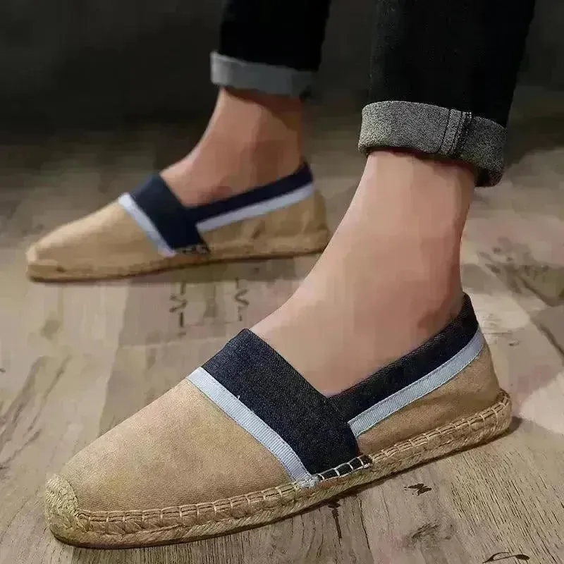 Men's Shoes Casual Shoes Straw Shoes Canvas Shoes