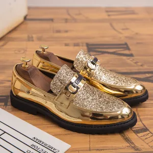 Mens Silver Shoes