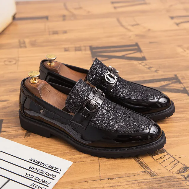 Mens Silver Shoes