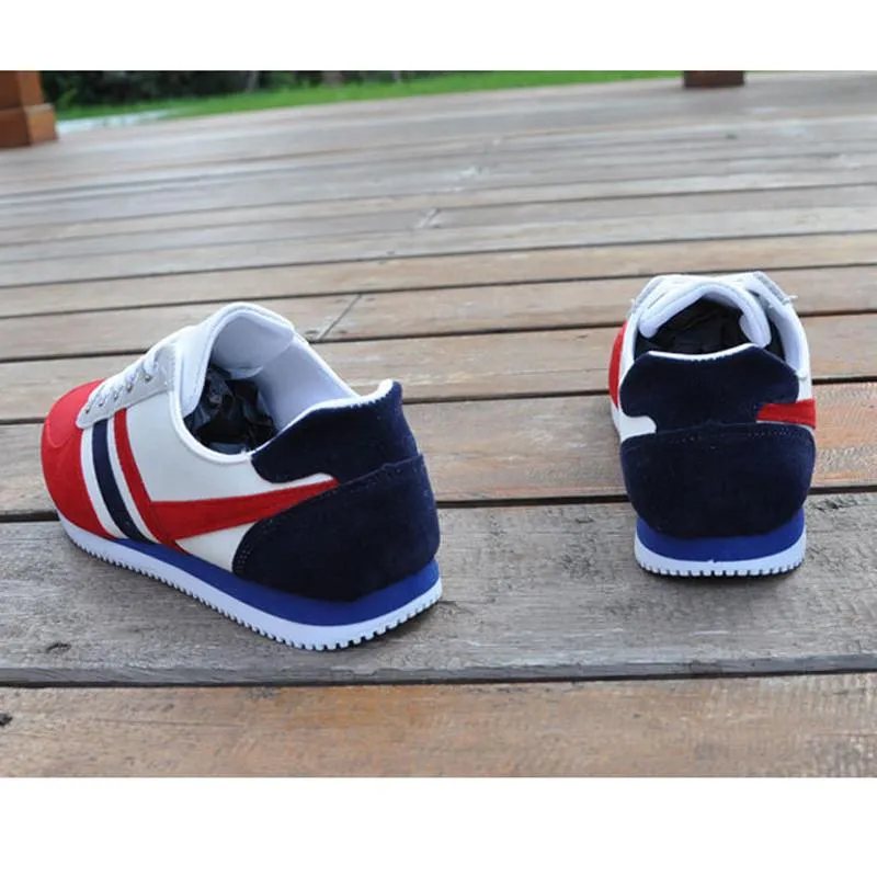 Men's Striped Canvas Shoe In 2 Colors