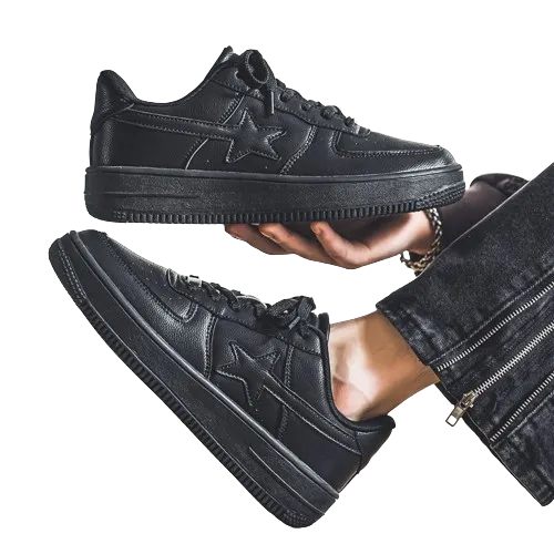 Men's Stylish Thick-Soled White Casual Sneakers – Fashionable Comfort