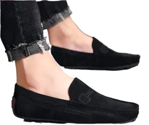 Men's Suede Casual Slip On Loafer Shoe