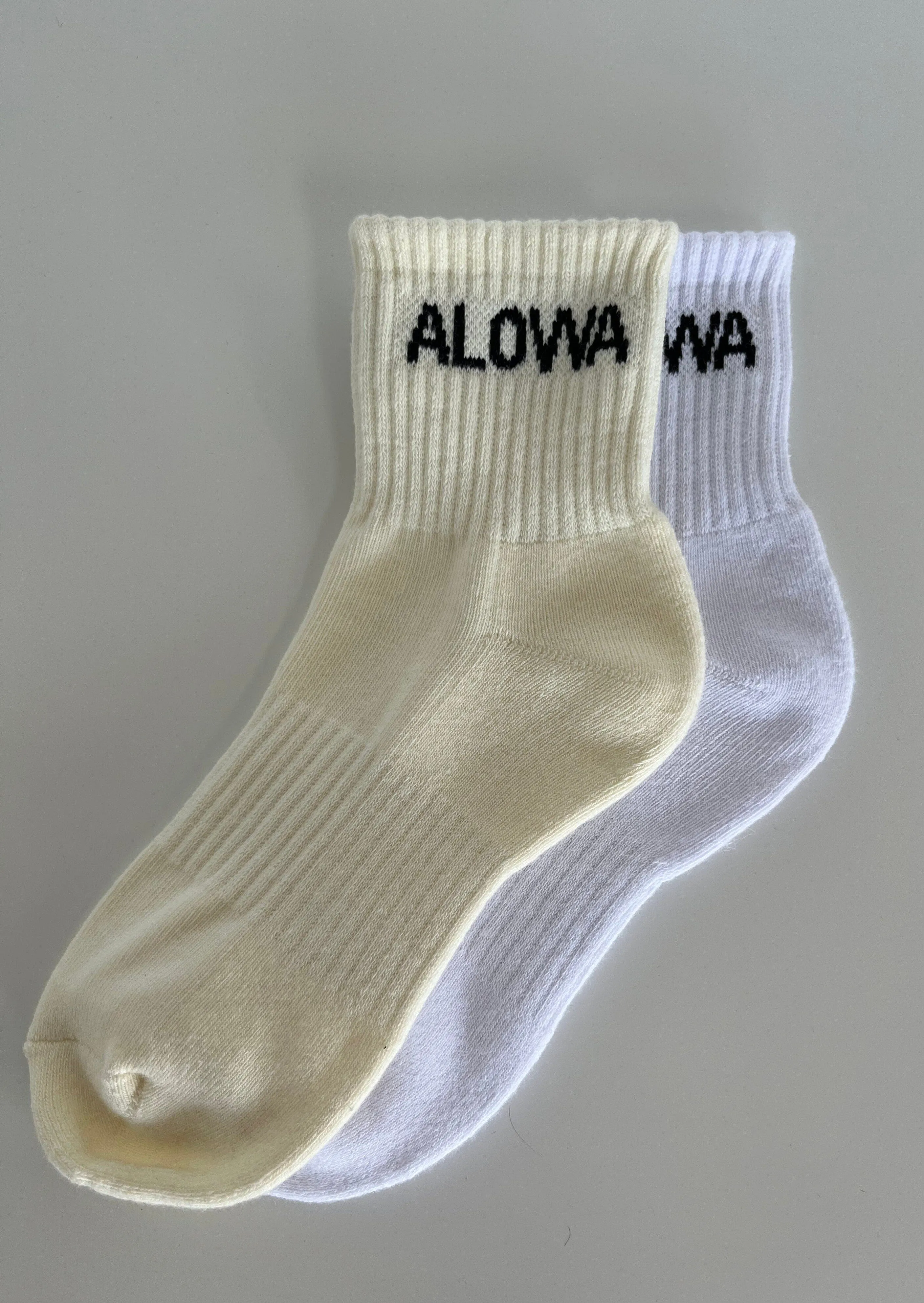 Mini Crew Socks Cream