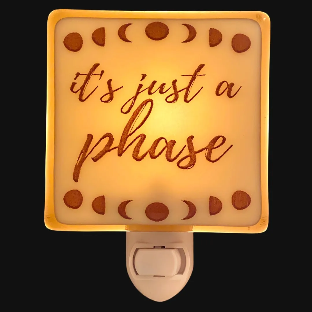 Moon Phases “It’s Just a Phase” Night Light