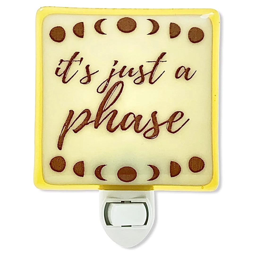 Moon Phases “It’s Just a Phase” Night Light