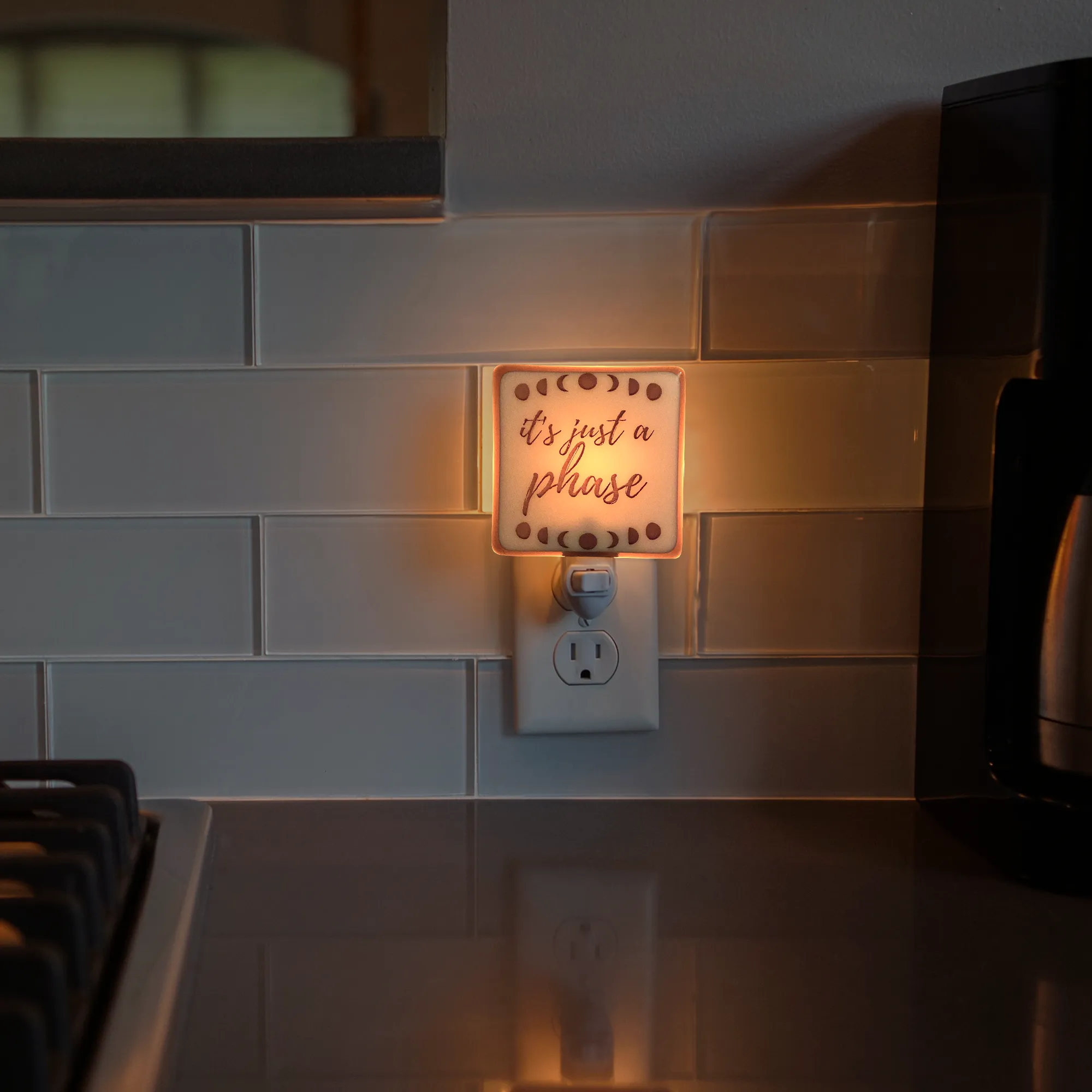 Moon Phases “It’s Just a Phase” Night Light