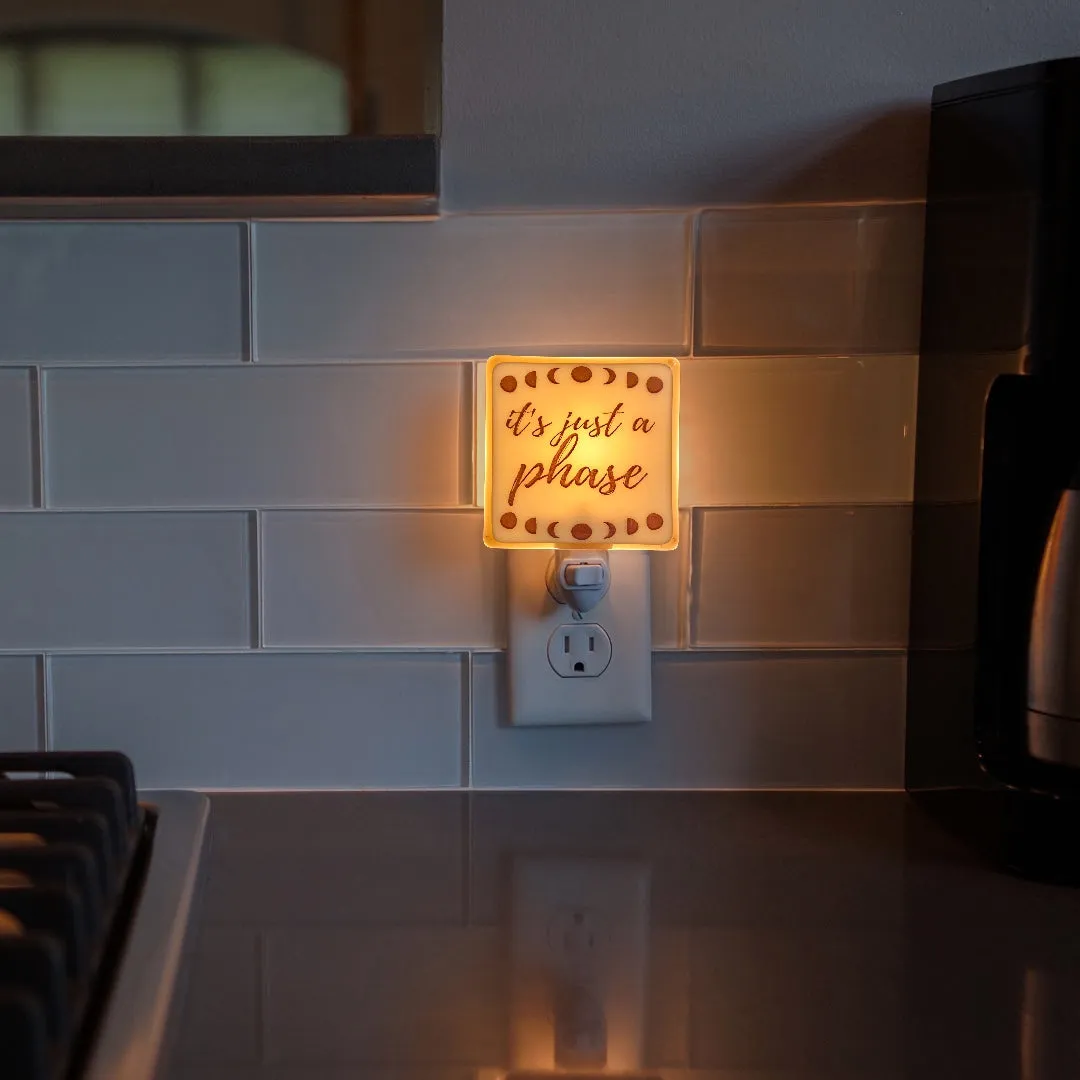 Moon Phases “It’s Just a Phase” Night Light