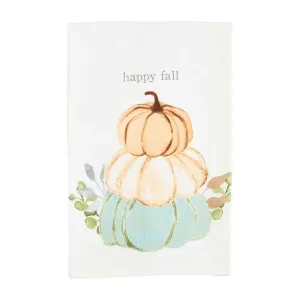Mud Pie Hand Towel Happy Fall