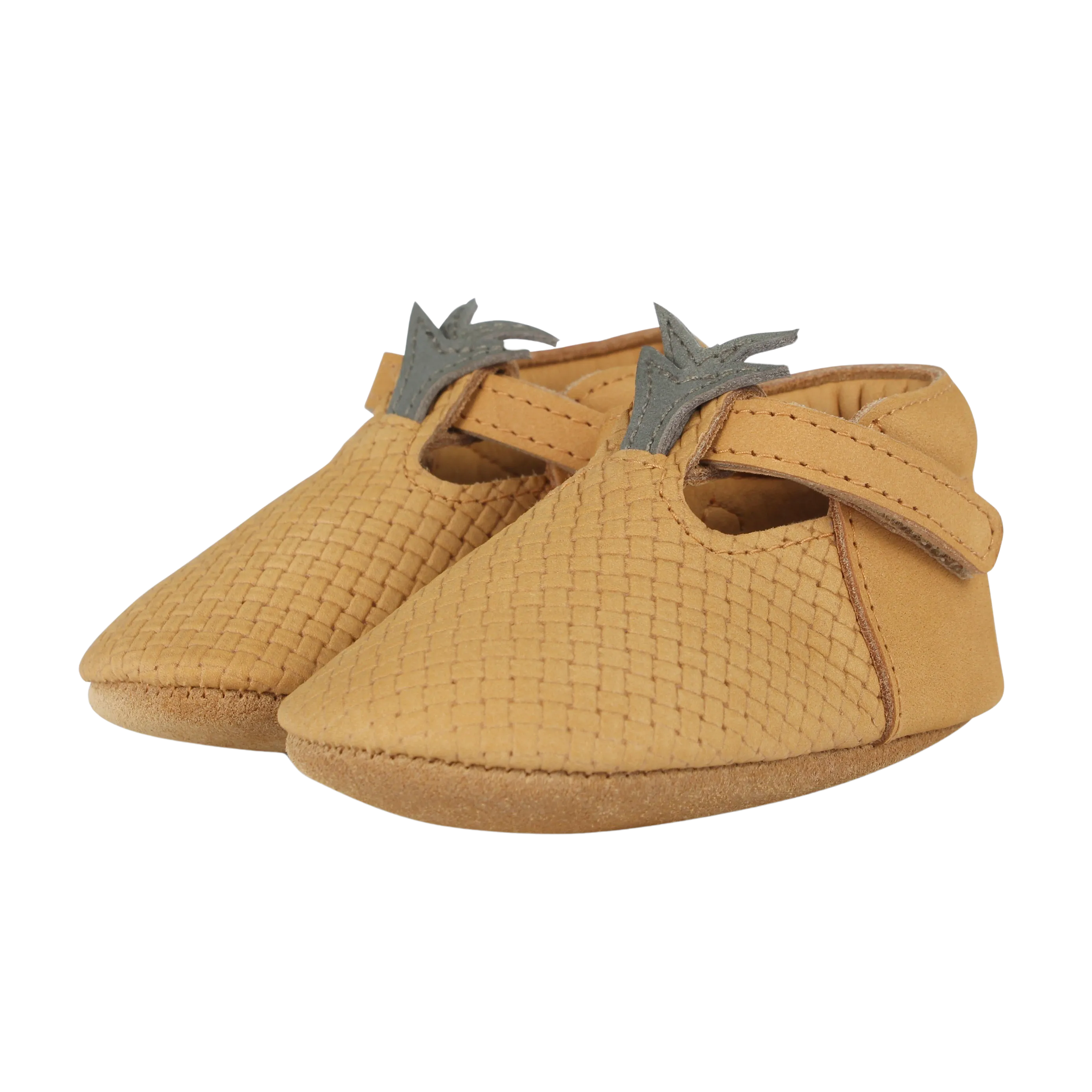 Nanoe Shoes | Pineapple | Caramel Stamped Nubuck