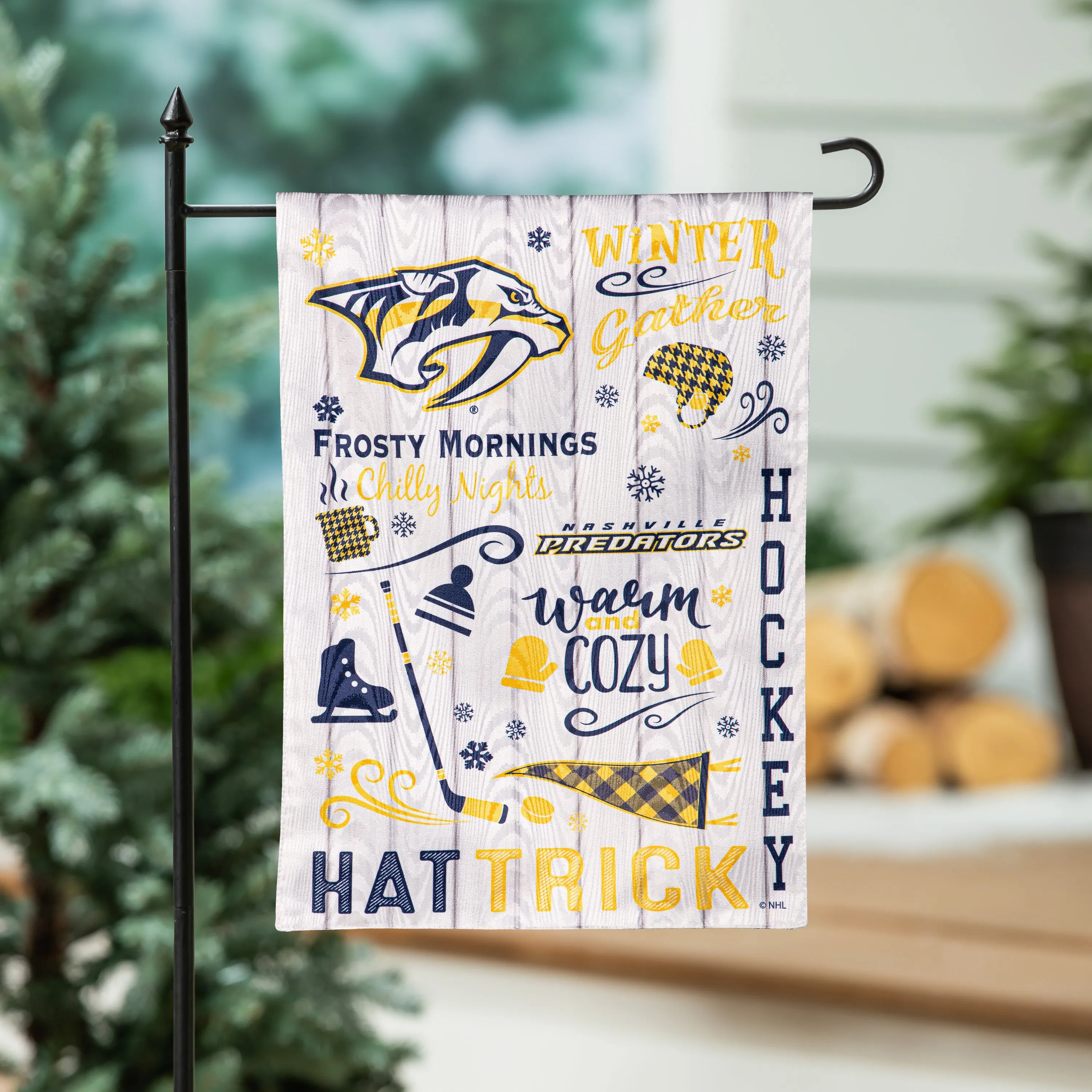 Nashville Predators, Moire Flag, GDN, Fall Seasonal,14m4365