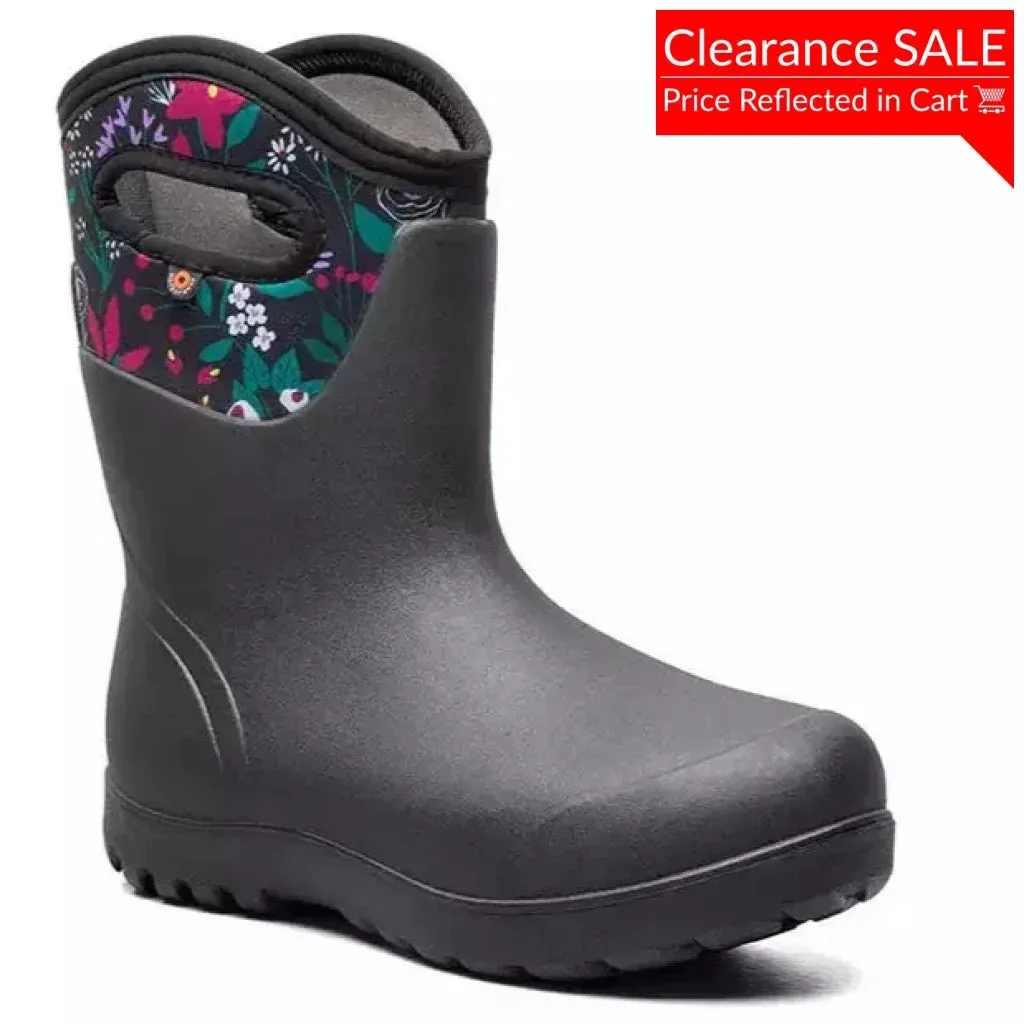 Neo-Classic Mid Boot - Cartoon Flower - Women's