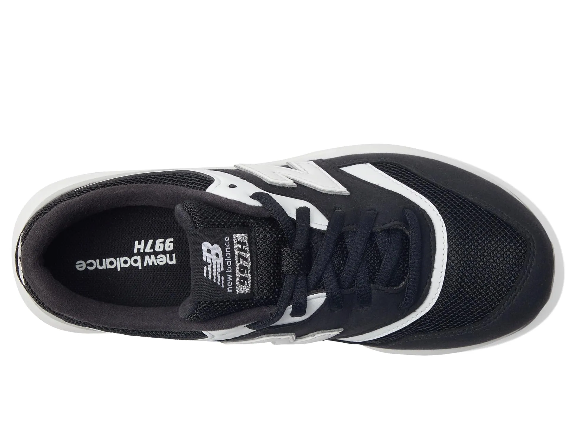 New Balance Kid's 997h V1 Lace-up Sneaker, Black/Marblehead/Summer Fog, 2 Little Kid