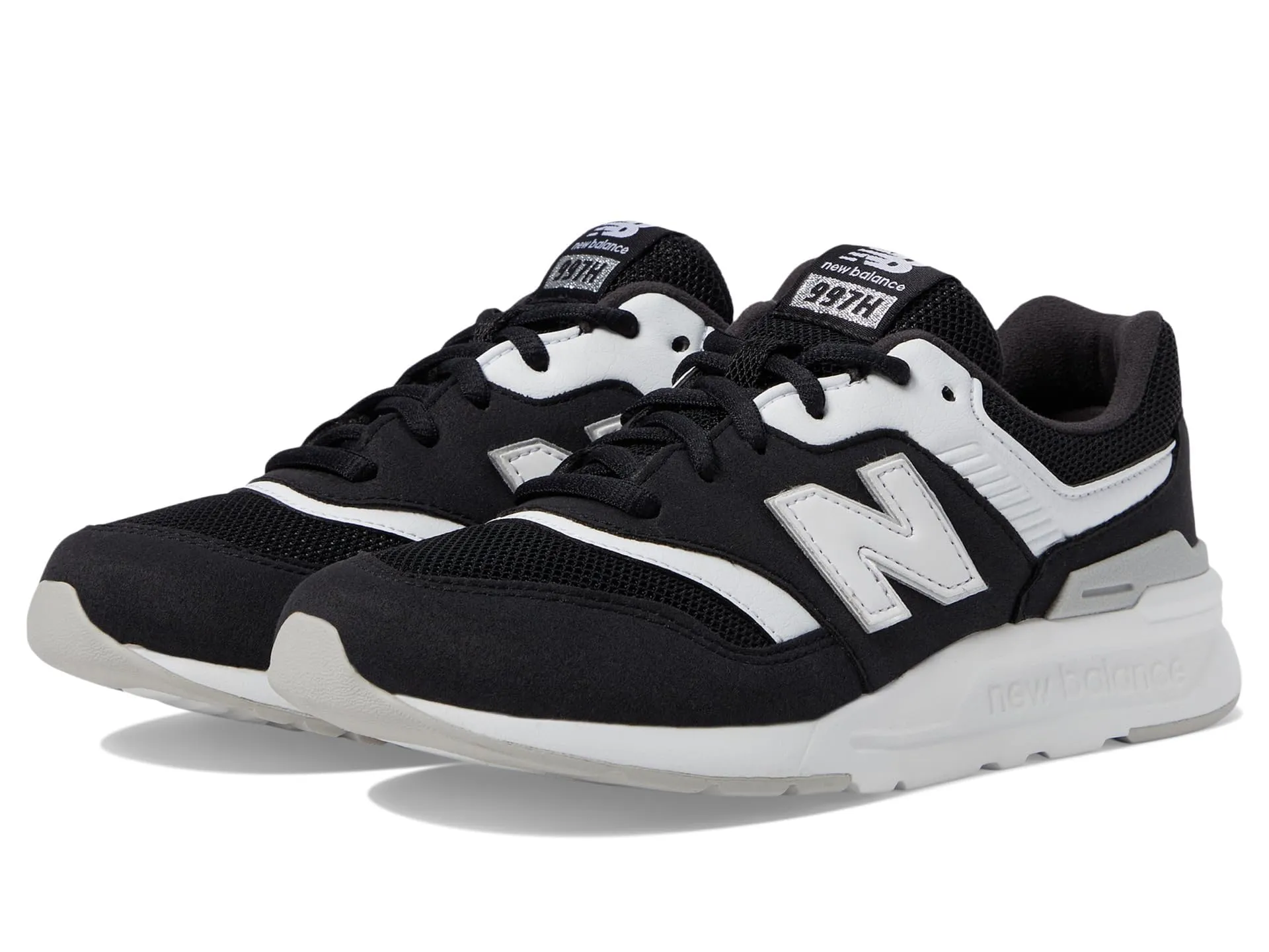 New Balance Kid's 997h V1 Lace-up Sneaker, Black/Marblehead/Summer Fog, 2 Little Kid