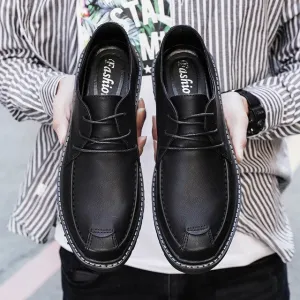 New British Style Formal Business Shoes Men's Fashion Leather Casual Shoes