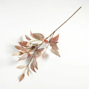NEW Crate&Barrel Artificial Willow Eucalyptus Stems,  includes 2 stems, Retails $64 