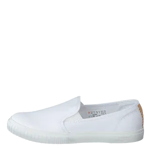 Newport Bay Bumper Toe Slip On White