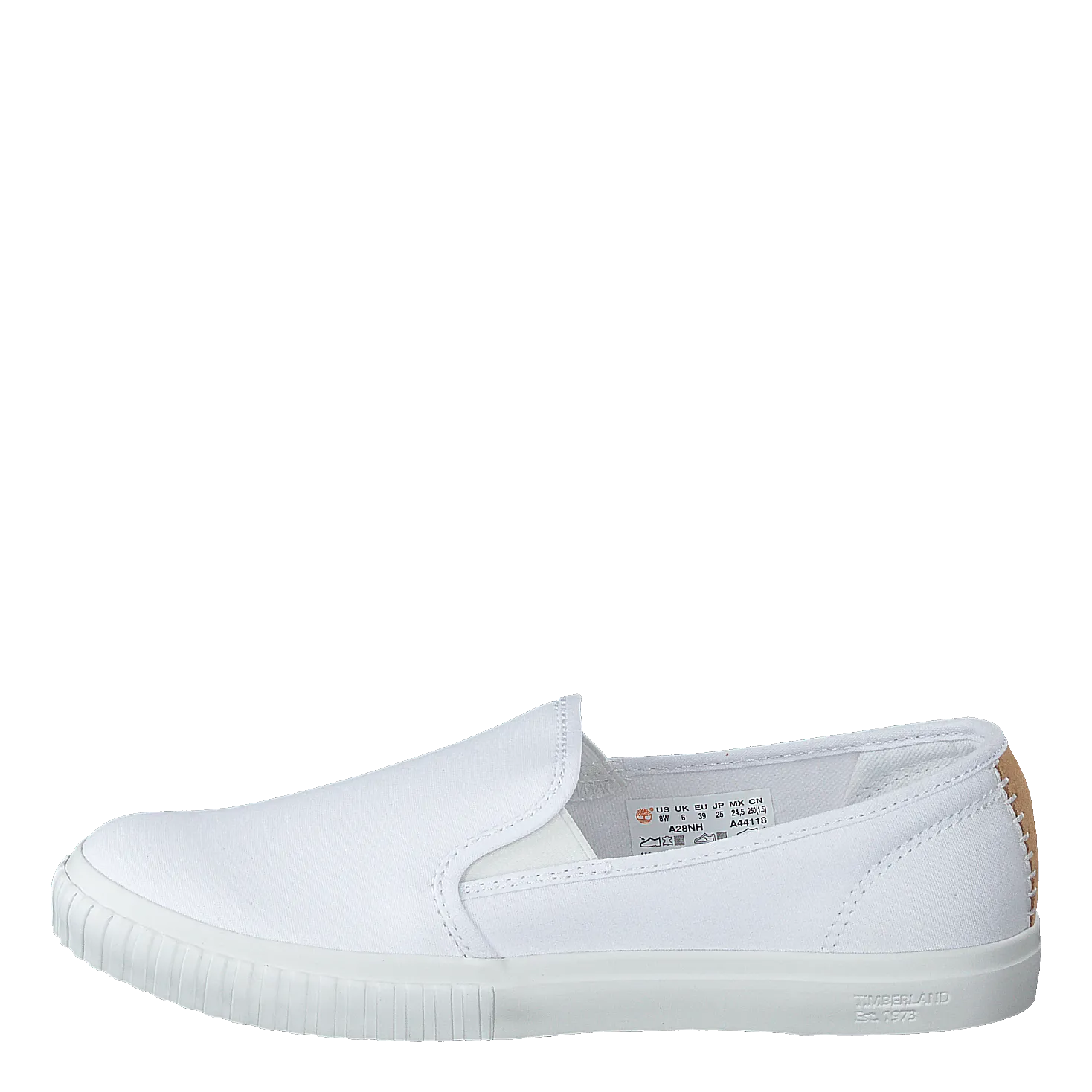 Newport Bay Bumper Toe Slip On White