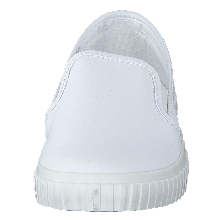 Newport Bay Bumper Toe Slip On White