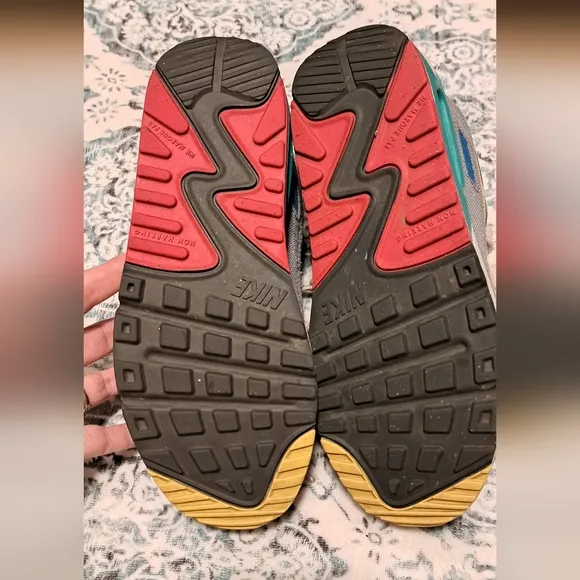 Nike Air Max 90 GS Air Sprung Caterpillar Shoes Youth Sz 4.5Y
