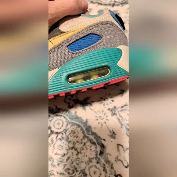 Nike Air Max 90 GS Air Sprung Caterpillar Shoes Youth Sz 4.5Y