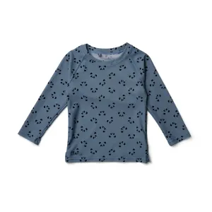 Noah Swim Tee - Panda blue wave