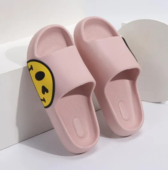 NON SLIP EVA COMFY HAPPY CLOUD SLIDES SLIPPERS  | 40SP001