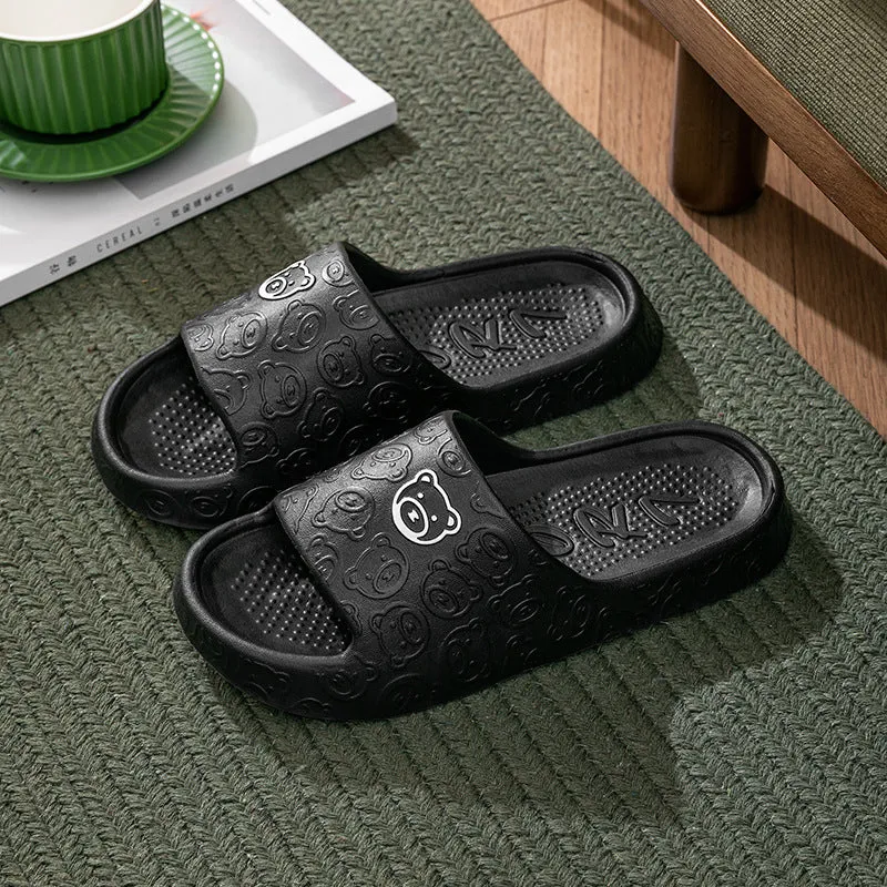 Non-slip Thick Sole Cute Bear Slippers