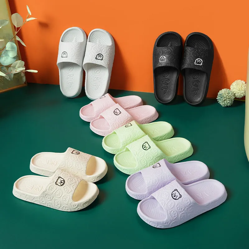 Non-slip Thick Sole Cute Bear Slippers