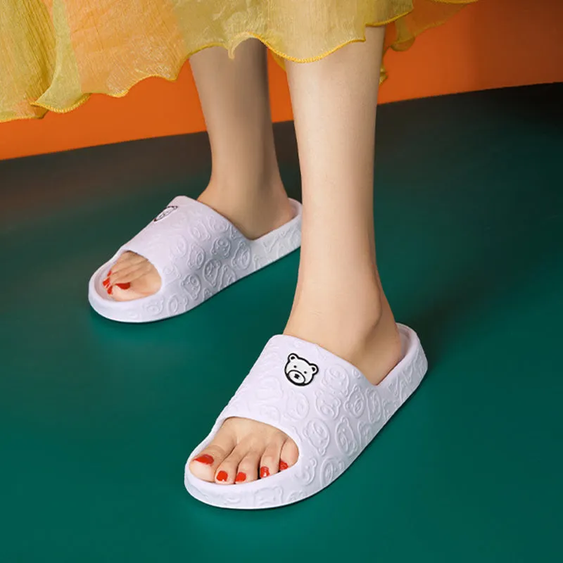 Non-slip Thick Sole Cute Bear Slippers
