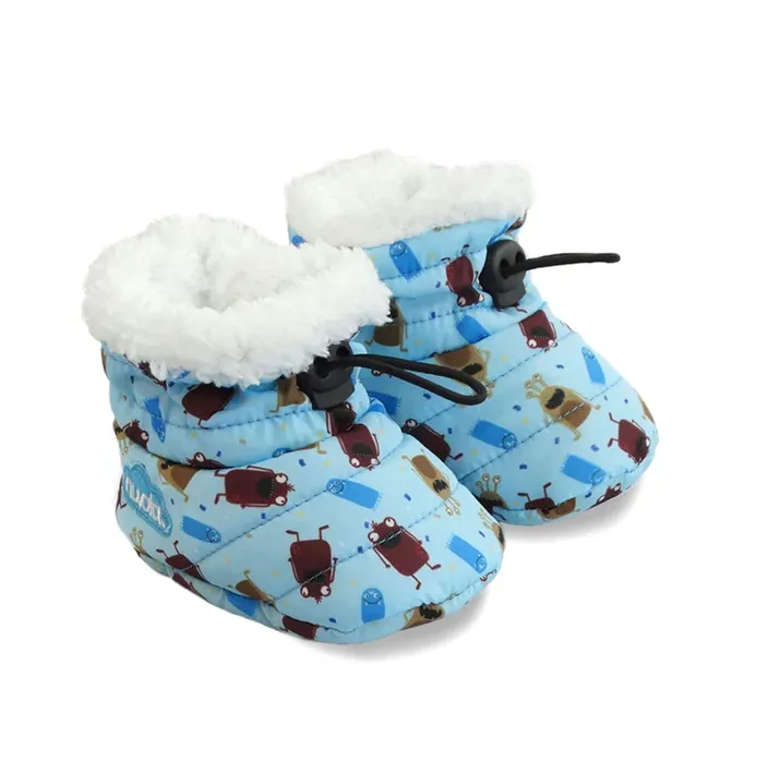 Nuvola Printed Baby Slippers