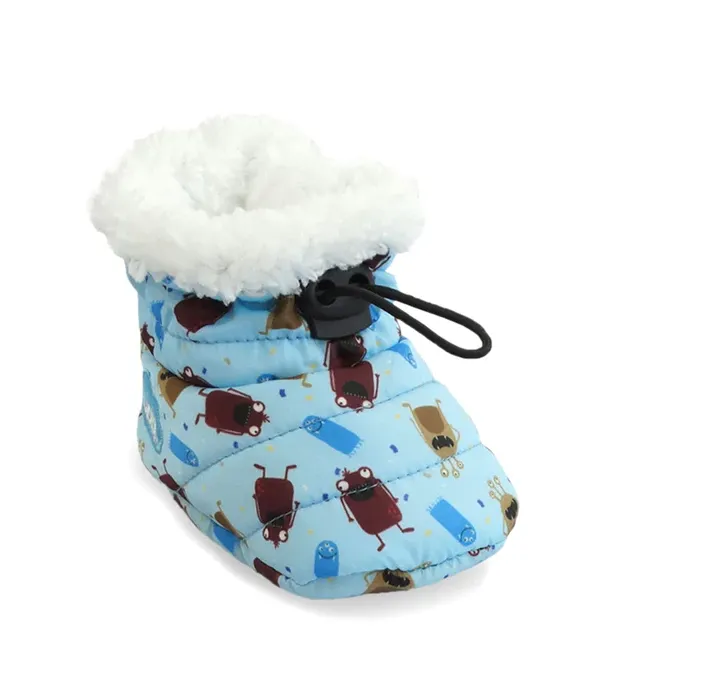Nuvola Printed Baby Slippers