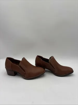 NWOB Women’s Eurosoft Augusta Heeled Loafers Tan Size 6M/37