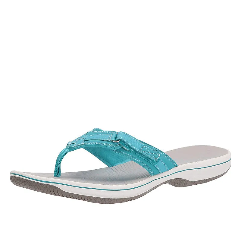 OCW Orthopedic Sandals For Women Breathable Buckle Arch Support Flip-flops Colorful Summer