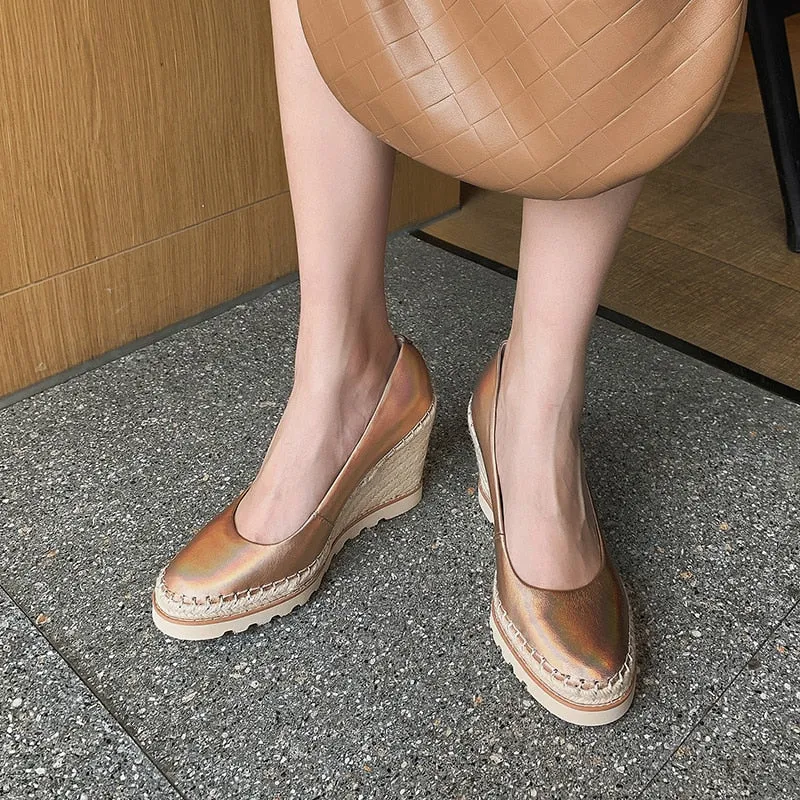 Office lady concise comfortable shoes