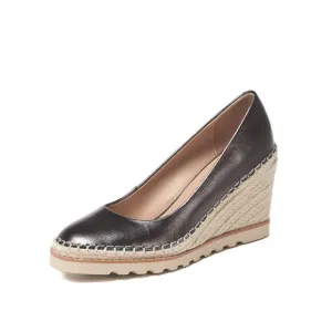 Office lady concise comfortable shoes