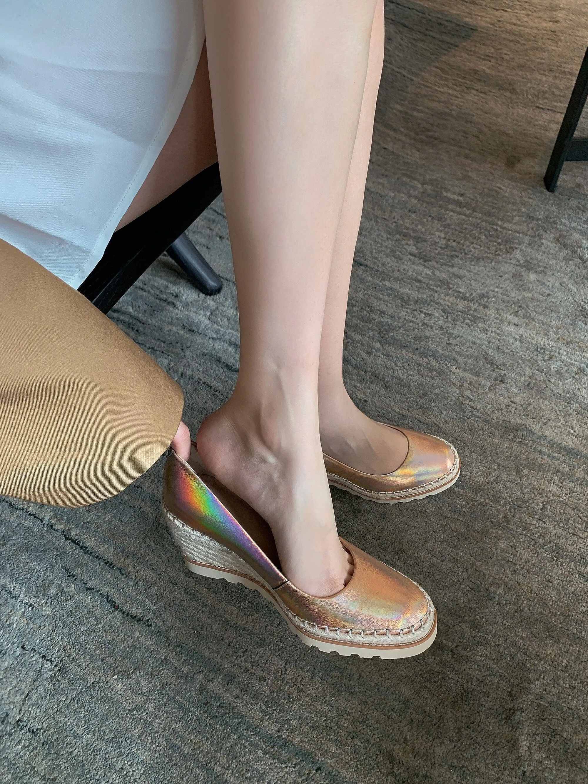 Office lady concise comfortable shoes