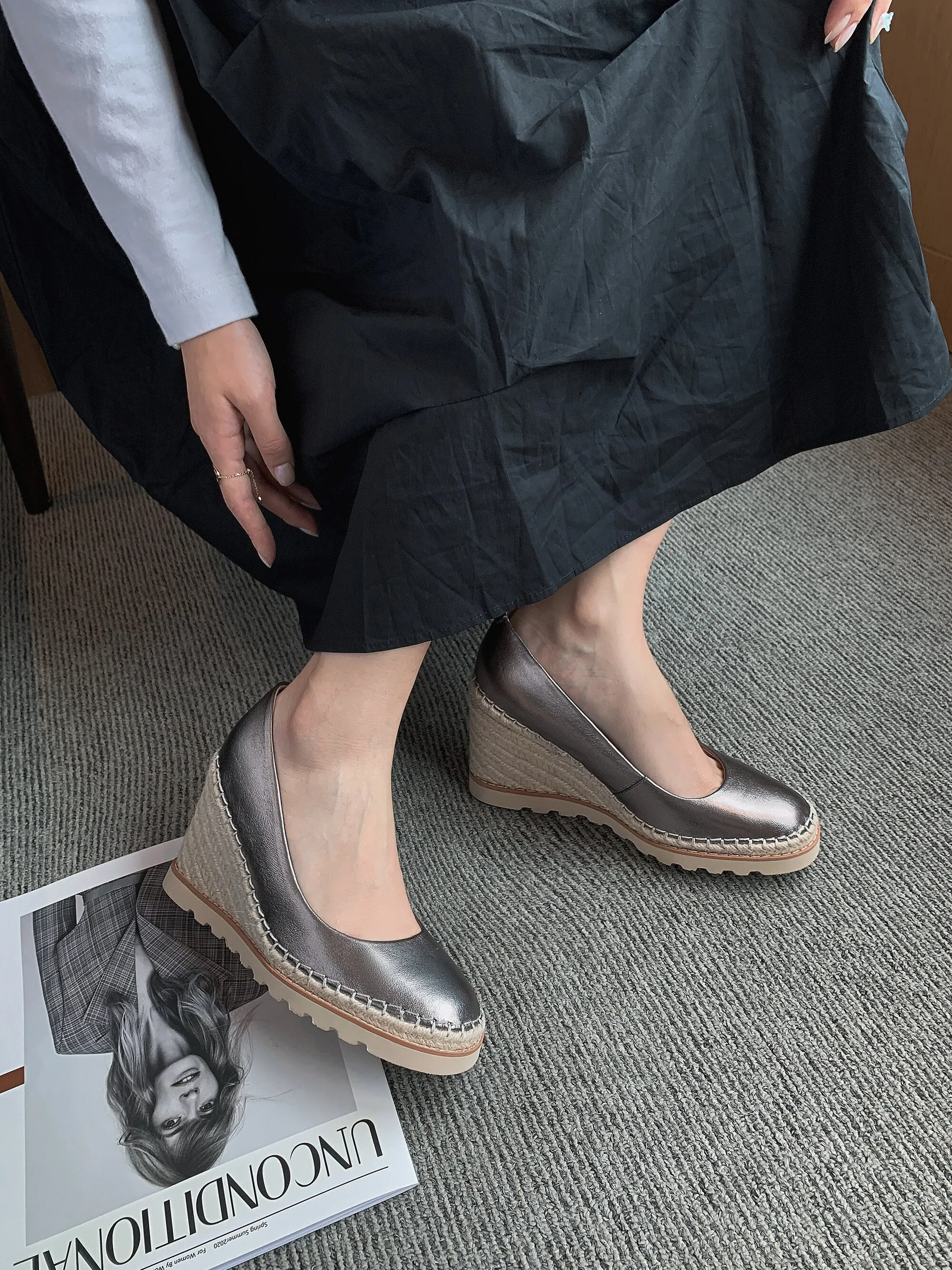 Office lady concise comfortable shoes