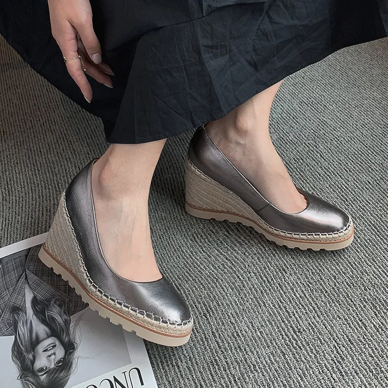 Office lady concise comfortable shoes
