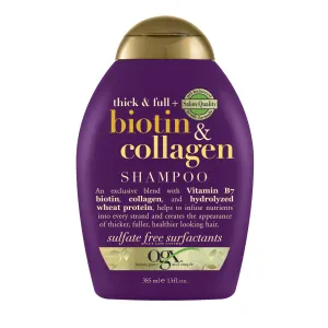 OGX Biotin & Collagen Shampoo Volumizing Thickening for Thicker,Fuller Hair,13oz