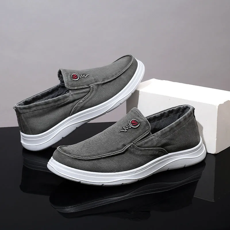 Old Beijing Cloth Shoes Men's Plus Size Canvas